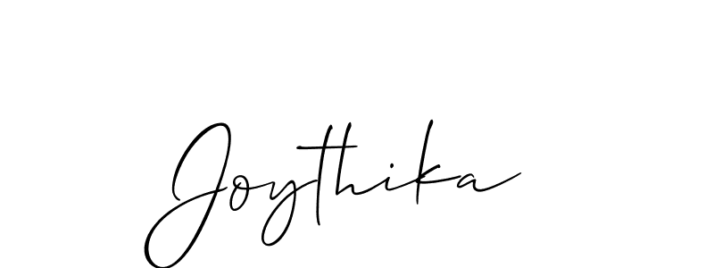 Create a beautiful signature design for name Joythika. With this signature (Allison_Script) fonts, you can make a handwritten signature for free. Joythika signature style 2 images and pictures png