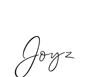 Best and Professional Signature Style for Joyz. Allison_Script Best Signature Style Collection. Joyz signature style 2 images and pictures png