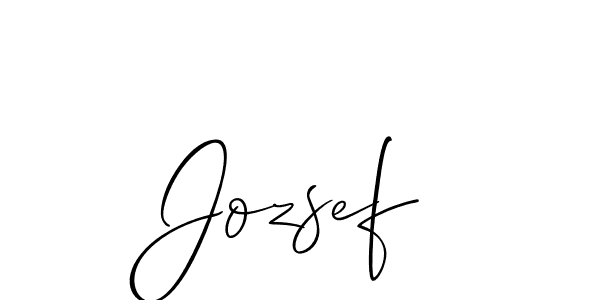 Also we have Jozsef name is the best signature style. Create professional handwritten signature collection using Allison_Script autograph style. Jozsef signature style 2 images and pictures png