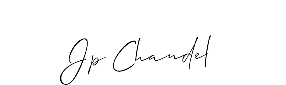 Make a short Jp Chandel signature style. Manage your documents anywhere anytime using Allison_Script. Create and add eSignatures, submit forms, share and send files easily. Jp Chandel signature style 2 images and pictures png