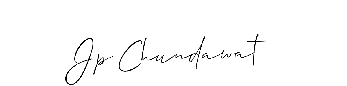 Similarly Allison_Script is the best handwritten signature design. Signature creator online .You can use it as an online autograph creator for name Jp Chundawat. Jp Chundawat signature style 2 images and pictures png