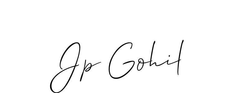 Make a beautiful signature design for name Jp Gohil. Use this online signature maker to create a handwritten signature for free. Jp Gohil signature style 2 images and pictures png
