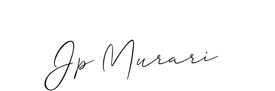 Jp Murari stylish signature style. Best Handwritten Sign (Allison_Script) for my name. Handwritten Signature Collection Ideas for my name Jp Murari. Jp Murari signature style 2 images and pictures png