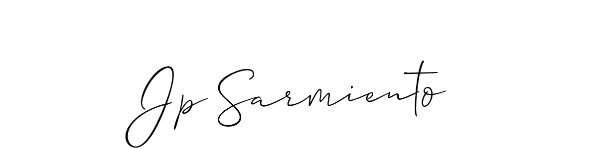 How to Draw Jp Sarmiento signature style? Allison_Script is a latest design signature styles for name Jp Sarmiento. Jp Sarmiento signature style 2 images and pictures png