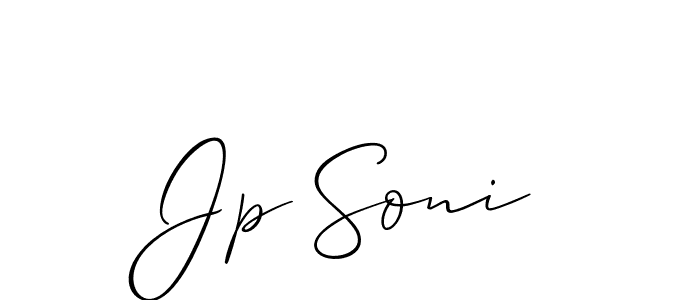You can use this online signature creator to create a handwritten signature for the name Jp Soni. This is the best online autograph maker. Jp Soni signature style 2 images and pictures png
