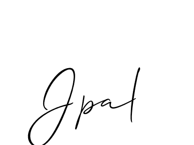 Make a beautiful signature design for name Jpal. With this signature (Allison_Script) style, you can create a handwritten signature for free. Jpal signature style 2 images and pictures png