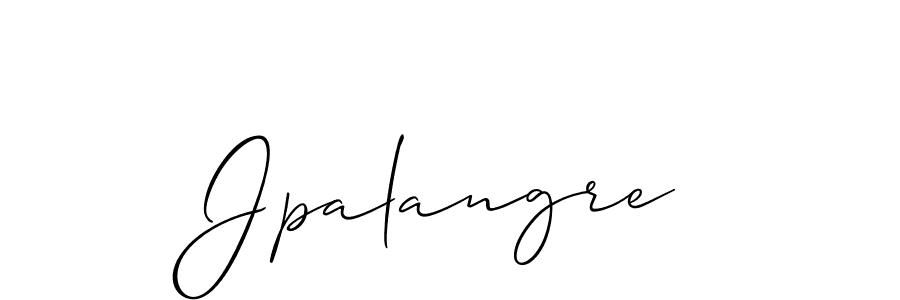 Also You can easily find your signature by using the search form. We will create Jpalangre name handwritten signature images for you free of cost using Allison_Script sign style. Jpalangre signature style 2 images and pictures png