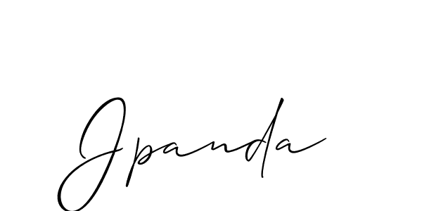 How to Draw Jpanda signature style? Allison_Script is a latest design signature styles for name Jpanda. Jpanda signature style 2 images and pictures png