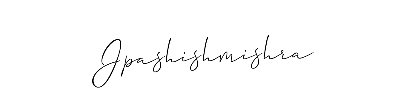 How to make Jpashishmishra signature? Allison_Script is a professional autograph style. Create handwritten signature for Jpashishmishra name. Jpashishmishra signature style 2 images and pictures png