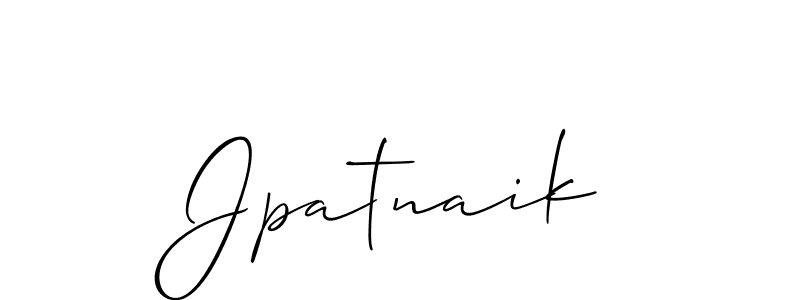 if you are searching for the best signature style for your name Jpatnaik. so please give up your signature search. here we have designed multiple signature styles  using Allison_Script. Jpatnaik signature style 2 images and pictures png