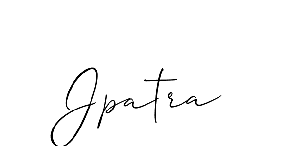 Allison_Script is a professional signature style that is perfect for those who want to add a touch of class to their signature. It is also a great choice for those who want to make their signature more unique. Get Jpatra name to fancy signature for free. Jpatra signature style 2 images and pictures png