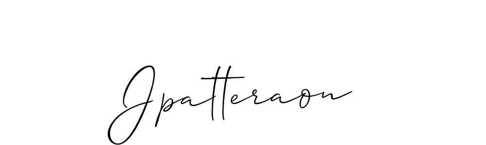 How to make Jpatteraon name signature. Use Allison_Script style for creating short signs online. This is the latest handwritten sign. Jpatteraon signature style 2 images and pictures png