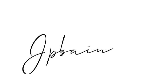 if you are searching for the best signature style for your name Jpbain. so please give up your signature search. here we have designed multiple signature styles  using Allison_Script. Jpbain signature style 2 images and pictures png