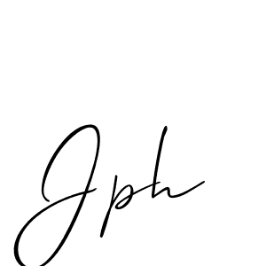 Create a beautiful signature design for name Jph. With this signature (Allison_Script) fonts, you can make a handwritten signature for free. Jph signature style 2 images and pictures png