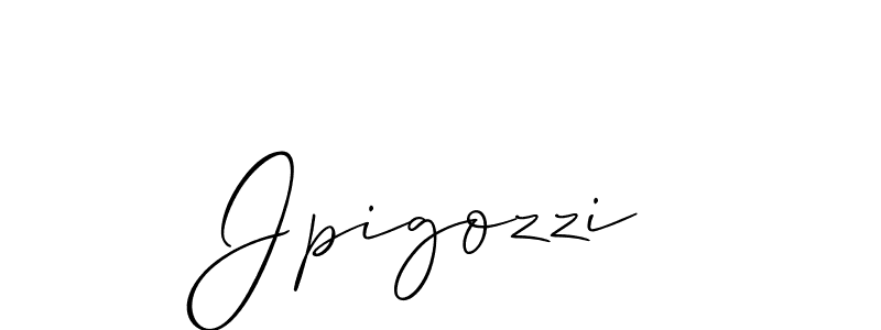 Similarly Allison_Script is the best handwritten signature design. Signature creator online .You can use it as an online autograph creator for name Jpigozzi. Jpigozzi signature style 2 images and pictures png