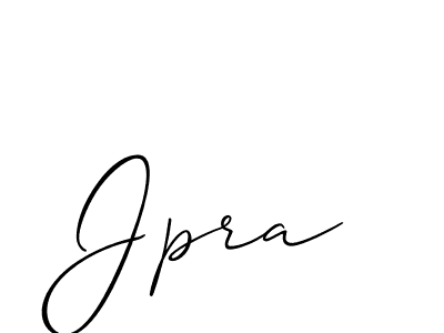 Create a beautiful signature design for name Jpra. With this signature (Allison_Script) fonts, you can make a handwritten signature for free. Jpra signature style 2 images and pictures png