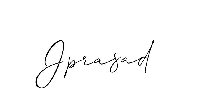 Design your own signature with our free online signature maker. With this signature software, you can create a handwritten (Allison_Script) signature for name Jprasad. Jprasad signature style 2 images and pictures png