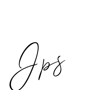 Also we have Jps name is the best signature style. Create professional handwritten signature collection using Allison_Script autograph style. Jps signature style 2 images and pictures png