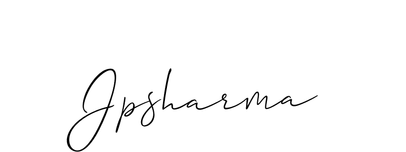 Make a beautiful signature design for name Jpsharma. Use this online signature maker to create a handwritten signature for free. Jpsharma signature style 2 images and pictures png