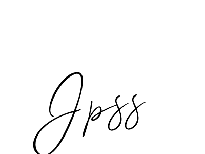 How to make Jpss signature? Allison_Script is a professional autograph style. Create handwritten signature for Jpss name. Jpss signature style 2 images and pictures png