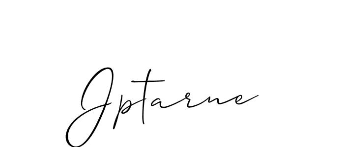 Design your own signature with our free online signature maker. With this signature software, you can create a handwritten (Allison_Script) signature for name Jptarne. Jptarne signature style 2 images and pictures png