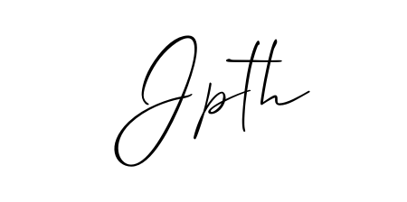 How to Draw Jpth signature style? Allison_Script is a latest design signature styles for name Jpth. Jpth signature style 2 images and pictures png