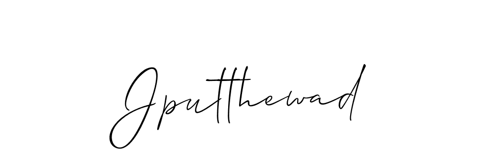 Also we have Jputthewad name is the best signature style. Create professional handwritten signature collection using Allison_Script autograph style. Jputthewad signature style 2 images and pictures png