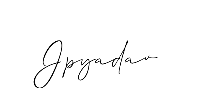 Make a beautiful signature design for name Jpyadav. Use this online signature maker to create a handwritten signature for free. Jpyadav signature style 2 images and pictures png