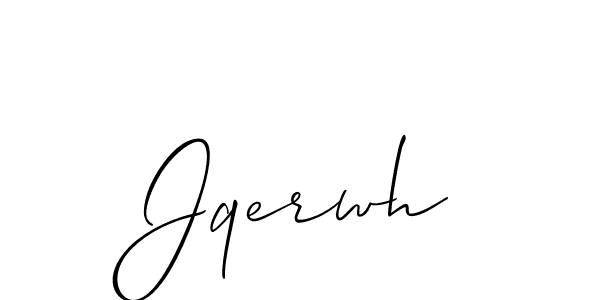 Similarly Allison_Script is the best handwritten signature design. Signature creator online .You can use it as an online autograph creator for name Jqerwh. Jqerwh signature style 2 images and pictures png