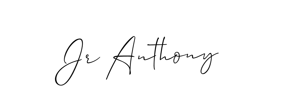 Once you've used our free online signature maker to create your best signature Allison_Script style, it's time to enjoy all of the benefits that Jr Anthony name signing documents. Jr Anthony signature style 2 images and pictures png