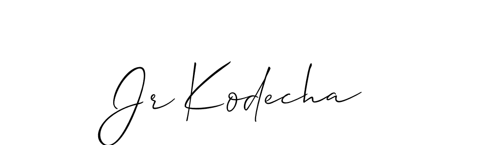 Here are the top 10 professional signature styles for the name Jr Kodecha. These are the best autograph styles you can use for your name. Jr Kodecha signature style 2 images and pictures png