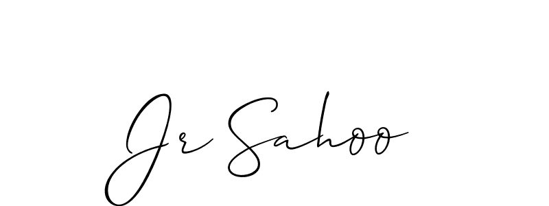 Best and Professional Signature Style for Jr Sahoo. Allison_Script Best Signature Style Collection. Jr Sahoo signature style 2 images and pictures png