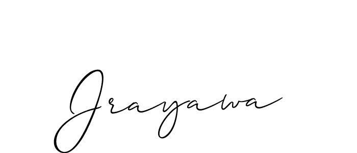 You should practise on your own different ways (Allison_Script) to write your name (Jrayawa) in signature. don't let someone else do it for you. Jrayawa signature style 2 images and pictures png