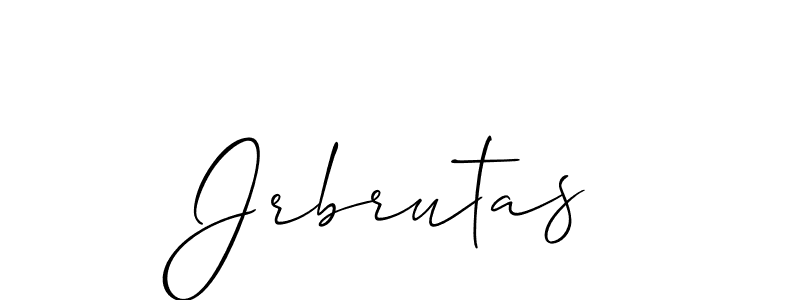 Also we have Jrbrutas name is the best signature style. Create professional handwritten signature collection using Allison_Script autograph style. Jrbrutas signature style 2 images and pictures png