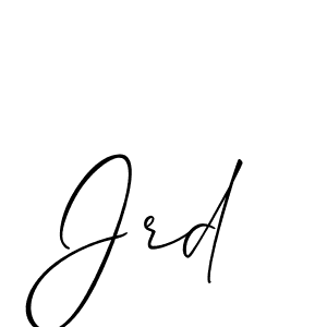 if you are searching for the best signature style for your name Jrd. so please give up your signature search. here we have designed multiple signature styles  using Allison_Script. Jrd signature style 2 images and pictures png