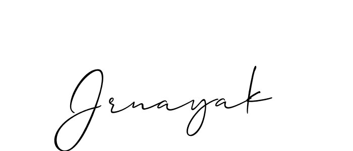 if you are searching for the best signature style for your name Jrnayak. so please give up your signature search. here we have designed multiple signature styles  using Allison_Script. Jrnayak signature style 2 images and pictures png