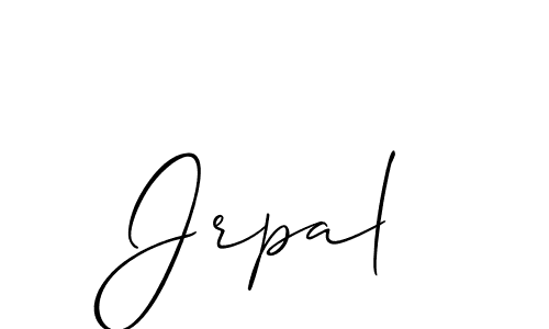 Jrpal stylish signature style. Best Handwritten Sign (Allison_Script) for my name. Handwritten Signature Collection Ideas for my name Jrpal. Jrpal signature style 2 images and pictures png