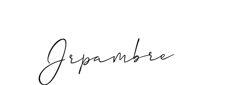 Allison_Script is a professional signature style that is perfect for those who want to add a touch of class to their signature. It is also a great choice for those who want to make their signature more unique. Get Jrpambre name to fancy signature for free. Jrpambre signature style 2 images and pictures png