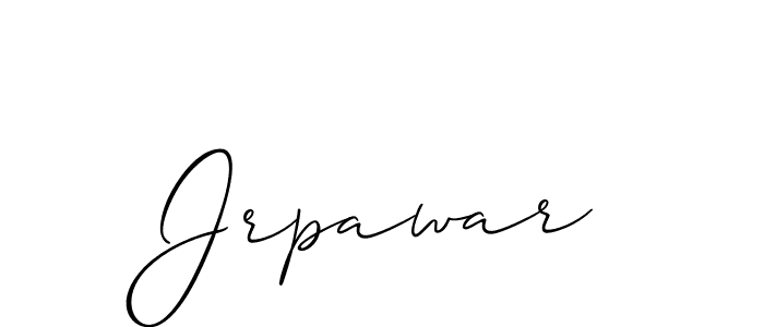 Also we have Jrpawar name is the best signature style. Create professional handwritten signature collection using Allison_Script autograph style. Jrpawar signature style 2 images and pictures png