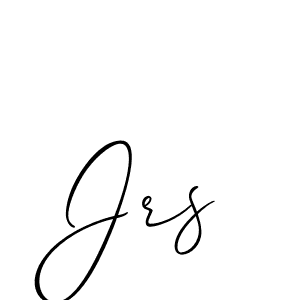You should practise on your own different ways (Allison_Script) to write your name (Jrs) in signature. don't let someone else do it for you. Jrs signature style 2 images and pictures png