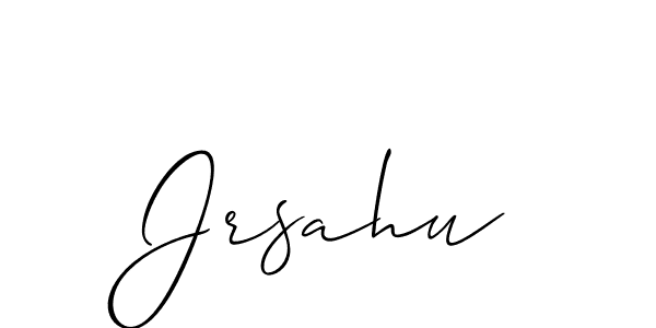 Also we have Jrsahu name is the best signature style. Create professional handwritten signature collection using Allison_Script autograph style. Jrsahu signature style 2 images and pictures png