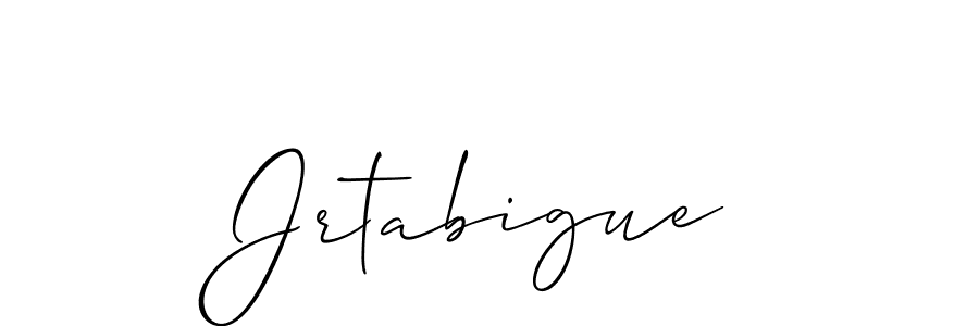 It looks lik you need a new signature style for name Jrtabigue. Design unique handwritten (Allison_Script) signature with our free signature maker in just a few clicks. Jrtabigue signature style 2 images and pictures png