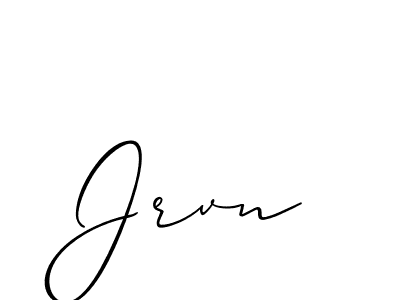 Design your own signature with our free online signature maker. With this signature software, you can create a handwritten (Allison_Script) signature for name Jrvn. Jrvn signature style 2 images and pictures png