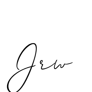 Also You can easily find your signature by using the search form. We will create Jrw name handwritten signature images for you free of cost using Allison_Script sign style. Jrw signature style 2 images and pictures png