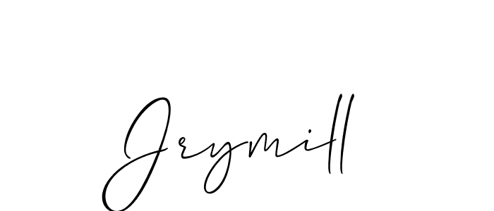 Best and Professional Signature Style for Jrymill. Allison_Script Best Signature Style Collection. Jrymill signature style 2 images and pictures png