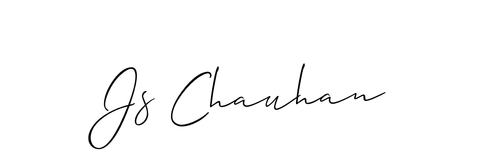 Best and Professional Signature Style for Js Chauhan. Allison_Script Best Signature Style Collection. Js Chauhan signature style 2 images and pictures png