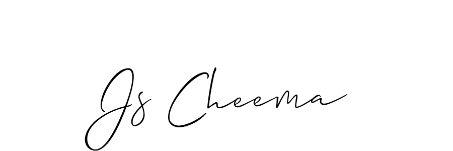 Similarly Allison_Script is the best handwritten signature design. Signature creator online .You can use it as an online autograph creator for name Js Cheema. Js Cheema signature style 2 images and pictures png
