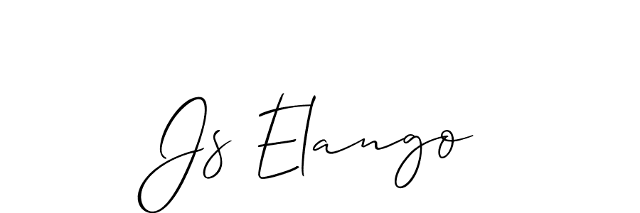 You can use this online signature creator to create a handwritten signature for the name Js Elango. This is the best online autograph maker. Js Elango signature style 2 images and pictures png