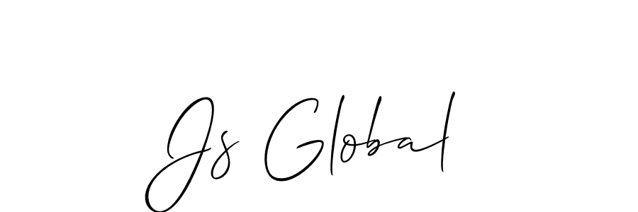 Check out images of Autograph of Js Global name. Actor Js Global Signature Style. Allison_Script is a professional sign style online. Js Global signature style 2 images and pictures png