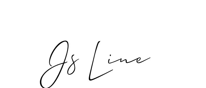 Similarly Allison_Script is the best handwritten signature design. Signature creator online .You can use it as an online autograph creator for name Js Line. Js Line signature style 2 images and pictures png